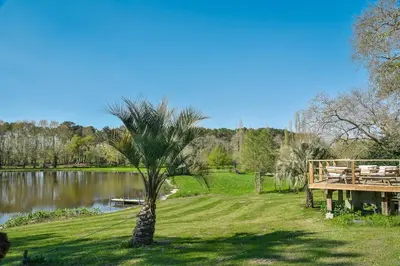 Paysage naturel près de la villa