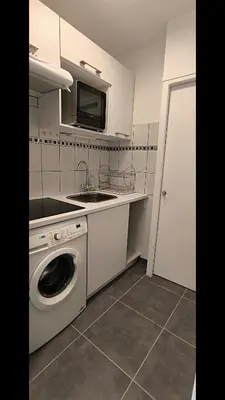 Cuisine ou kitchenette dans l'établissement Studio seagulls