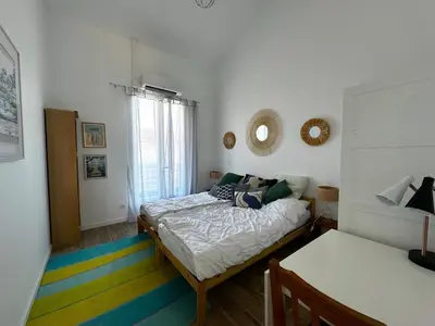 Un ou plusieurs lits dans un hébergement de l'établissement Belle Villa 5 pièces, 3 chambres