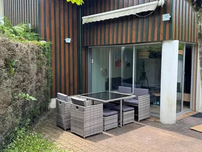 Terrasse ou espace extérieur de l'établissement Séjour au lac à Biscarrosse !