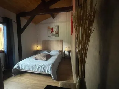 Un ou plusieurs lits dans un hébergement de l'établissement La grange sous les pins landais