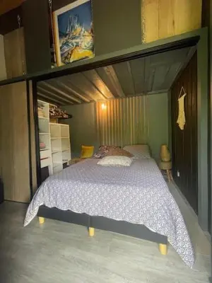 Un ou plusieurs lits dans un hébergement de l'établissement La grange sous les pins landais