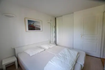 Un ou plusieurs lits dans un hébergement de l'établissement Appartement n 24 pour 4 à 6 personnes plages à pied