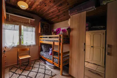Un ou plusieurs lits dans un hébergement de l'établissement Nitedo- Maison avec jardin et terrasse - 200m plage et forêt