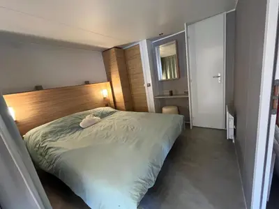 Un ou plusieurs lits dans un hébergement de l'établissement Mobile Home 6 personnes