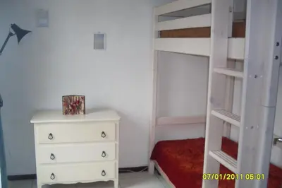 Un ou plusieurs lits dans un hébergement de l'établissement Appartement 4 personnes Seignosse Océan