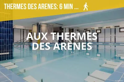 Plan de l'établissement Maison 3 étoiles climatisée, jardin, parking, proche centre et thermes