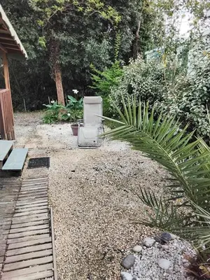 Jardin de l'établissement Mobile home camping Etche Zahar Urt