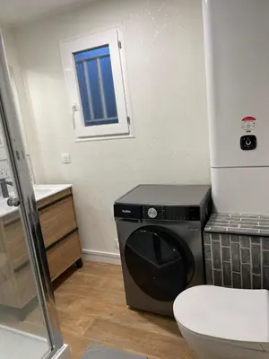 Salle de bains dans l'établissement Villa 3 chambres 6 personnes résidence de vacances Soustons
