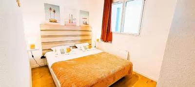 Un ou plusieurs lits dans un hébergement de l'établissement Brise Marine, piscine, confort entre dune et océan