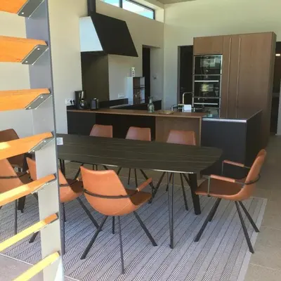 Cuisine ou kitchenette dans l'établissement Villa paloma