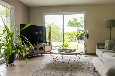 Télévision ou salle de divertissement dans l'établissement Evasion nature au val de l'Eyre