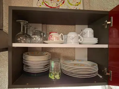 Cuisine ou kitchenette dans l'établissement Bien Être Hinx