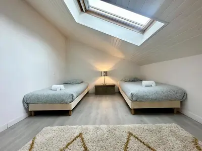 Un ou plusieurs lits dans un hébergement de l'établissement Duplex COSY - familial spacieux