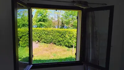 Jardin de l'établissement Le Gîte du Lac d'Hostens