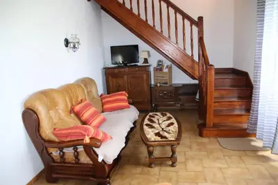 Plan de l'établissement Maison confortable avec jardin à Lahosse, 90 m²