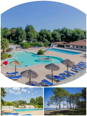 Piscine de l'établissement Charmants Mobilhomes entre Lac&Océan et proche de la Vélodyssée ou située à proximité