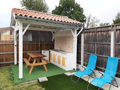 Jardin de l'établissement Holiday Home in La Teste near Arcachon Beach