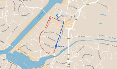 Plan de l'établissement Atlantic Selection - Le Pasteur, au lac d'Hossegor