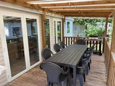 Balcon ou terrasse dans l'établissement mobilolo 1
