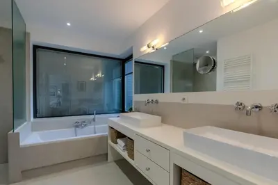 Salle de bains dans l'établissement Villa Hossegor