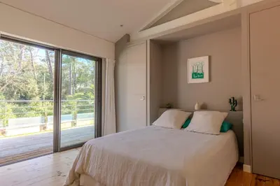 Un ou plusieurs lits dans un hébergement de l'établissement Villa Hossegor