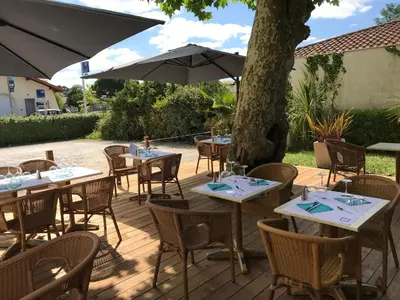 Jardin de l'établissement Hôtel La Cote d'Argent