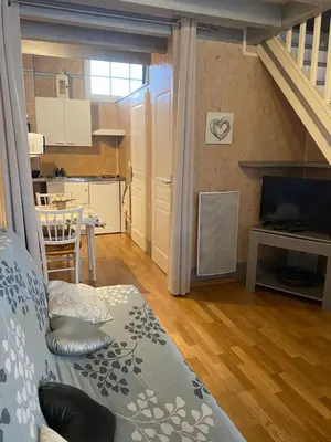 Cuisine ou kitchenette dans l'établissement Domaine de La Méniguère