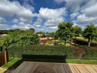 Jardin de l'établissement Villa Climatisée 8 Pers, 4 chambres, 3 Sdb