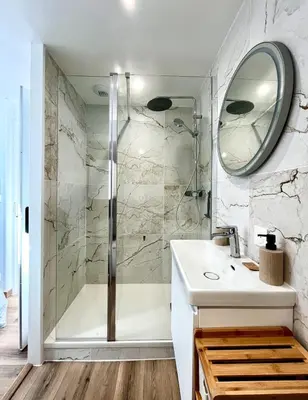 Salle de bains dans l'établissement Cocon Dacquois
