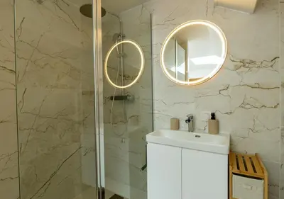 Salle de bains dans l'établissement Cocon Dacquois