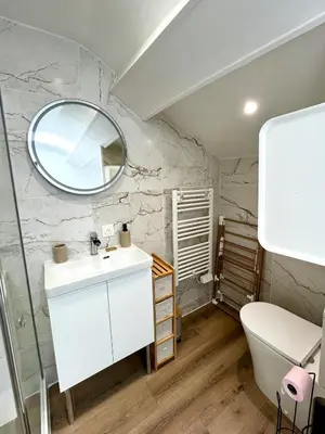 Salle de bains dans l'établissement Cocon Dacquois