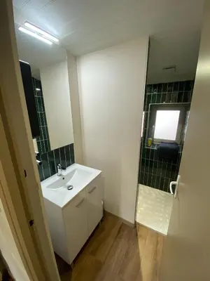 Salle de bains dans l'établissement Les Nids de Galleben La Villa Landaise