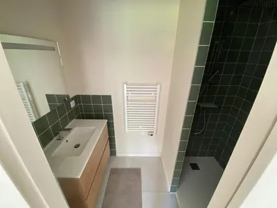 Salle de bains dans l'établissement Les Nids de Galleben - La Villa Biscarrosse