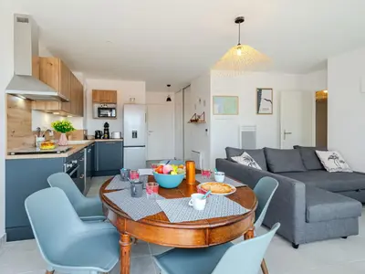 Cuisine ou kitchenette dans l'établissement Apartment Domaine du belvédère-2 by Interhome