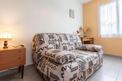 Un ou plusieurs lits dans un hébergement de l'établissement Maison 3 chambres Biscarrosse Bourg proche centre ville