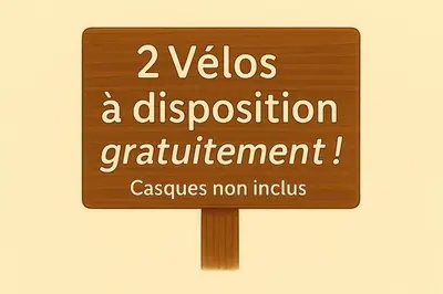 Plan de l'établissement Vaste studio 3 personnes avec balcon et parking