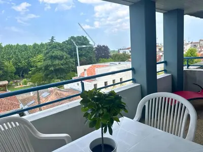 Balcon ou terrasse dans l'établissement L'Aurore - Terrasse - Duplex - Parking