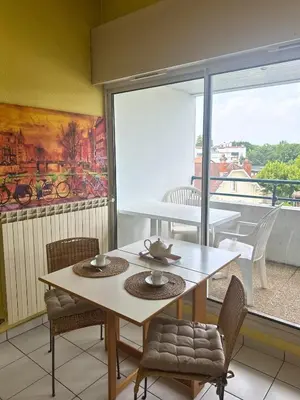 Balcon ou terrasse dans l'établissement L'Aurore - Terrasse - Duplex - Parking