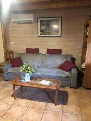 Coin salon dans l'établissement la teste de buch chalet 143 ds domaine loisirs