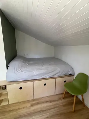 Un ou plusieurs lits dans un hébergement de l'établissement Villa Oceanside Embassy Surf House