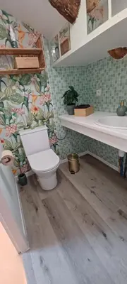 Salle de bains dans l'établissement Johlie