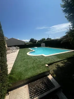 Plan de l'établissement Villa La Hume proche port plage commodités Bassin d'Arcachon avec piscine chauffée