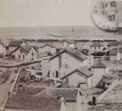 Vue générale sur la mer ou vue sur la mer prise depuis la maison de vacances
