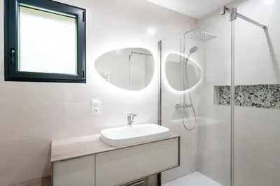 Salle de bains dans l'établissement Cabane 19