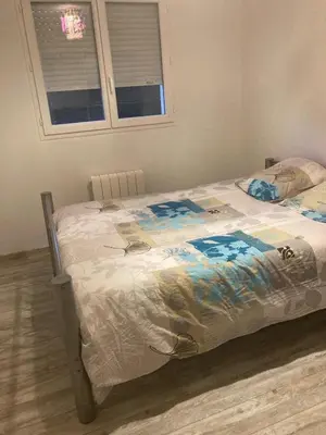 Un ou plusieurs lits dans un hébergement de l'établissement House near Arcachon Bay
