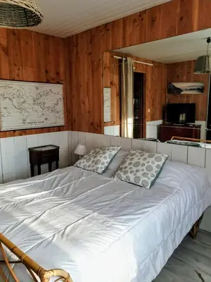 Un ou plusieurs lits dans un hébergement de l'établissement Maison RELAX au BASSIN