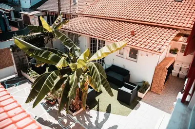 Balcon ou terrasse dans l'établissement SURFbase Vieux Boucau