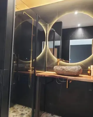 Salle de bains dans l'établissement Maison familiale à 6 minutes de l'océan