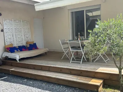Plan de l'établissement Agréable Maison 2 chambres 4 pers, grand jardin